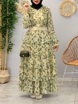 3330 - پیراهن طبقه‌ای رز